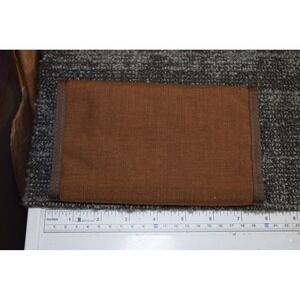 Vintage 80's RAINBOW WALLETS OF CALIFORNIA Nylon Hook & Loop Checkbook Surfer